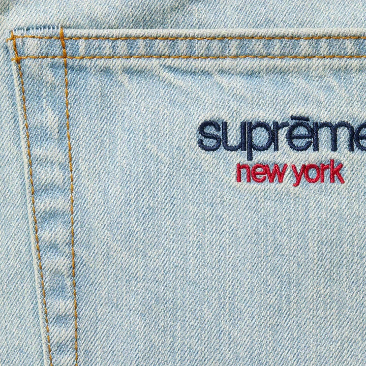 Supreme Baggy Jean (25FW) Light Washed Indigo