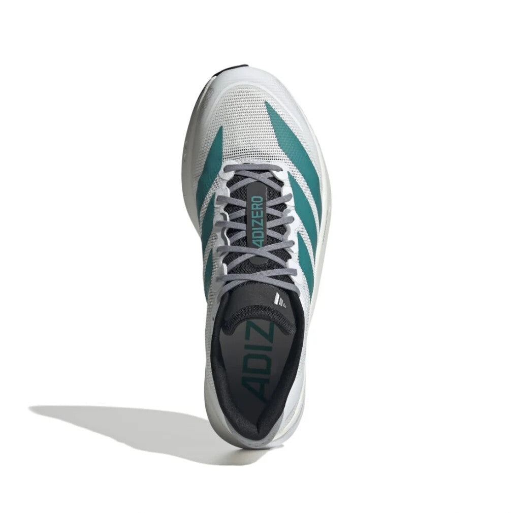JR4791 adidas Adizero Boston 13 Cloud White Pure Teal Grey (Men's)