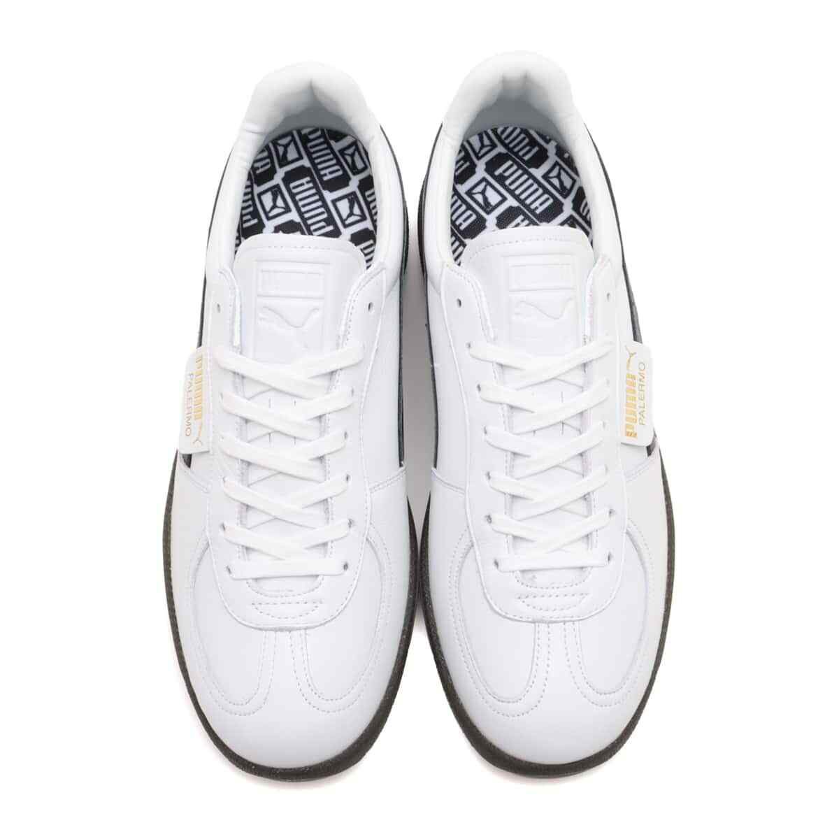 402384-02 PUMA PALERMO LTH MIJ PUMA WHITE-PUMA BLACK (Men's)