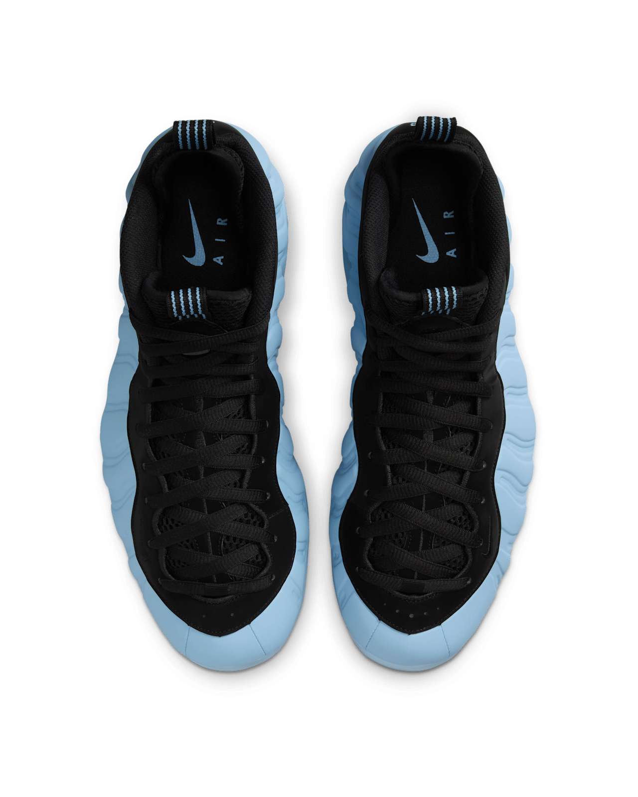 HJ6014-400 Nike Air Foamposite One Psychic Blue and Black (Men's)