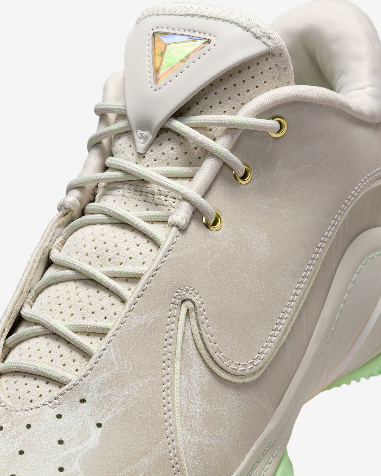 FZ1095-002 Nike LeBron 22 Light Bone Vapor Green Soft Pearl (Men's)