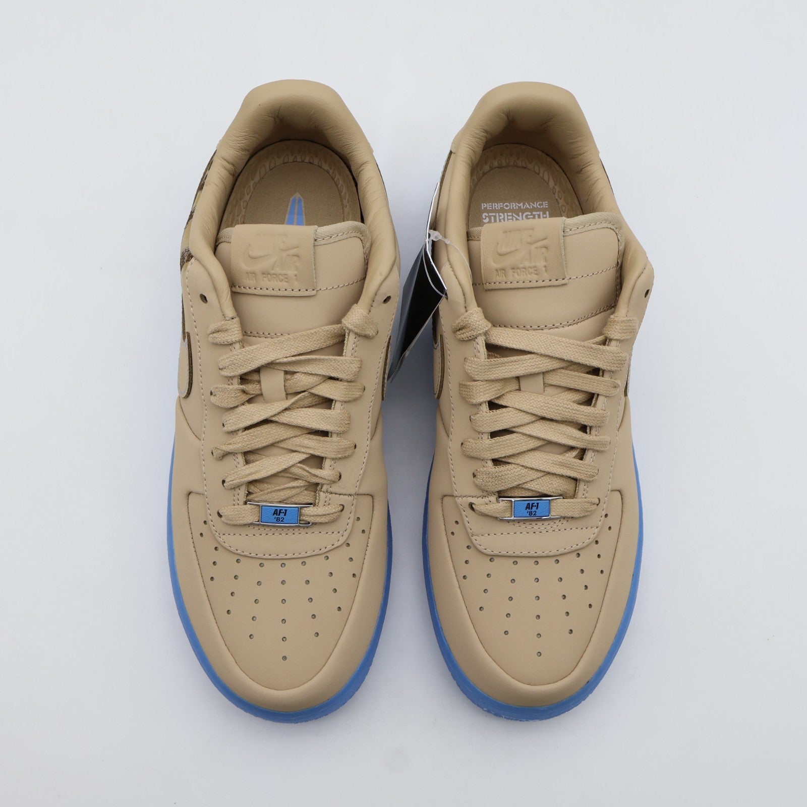 IH1018-200 Kobe Bryant Nike Air Force 1 Low Protro Linen University Blue (Men's)