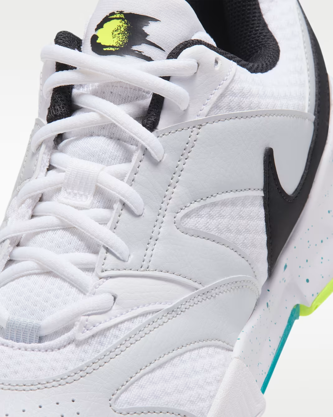 FD6574-125 Nike Court Lite 4 "White/Volt/Energy/Black" (Men's)