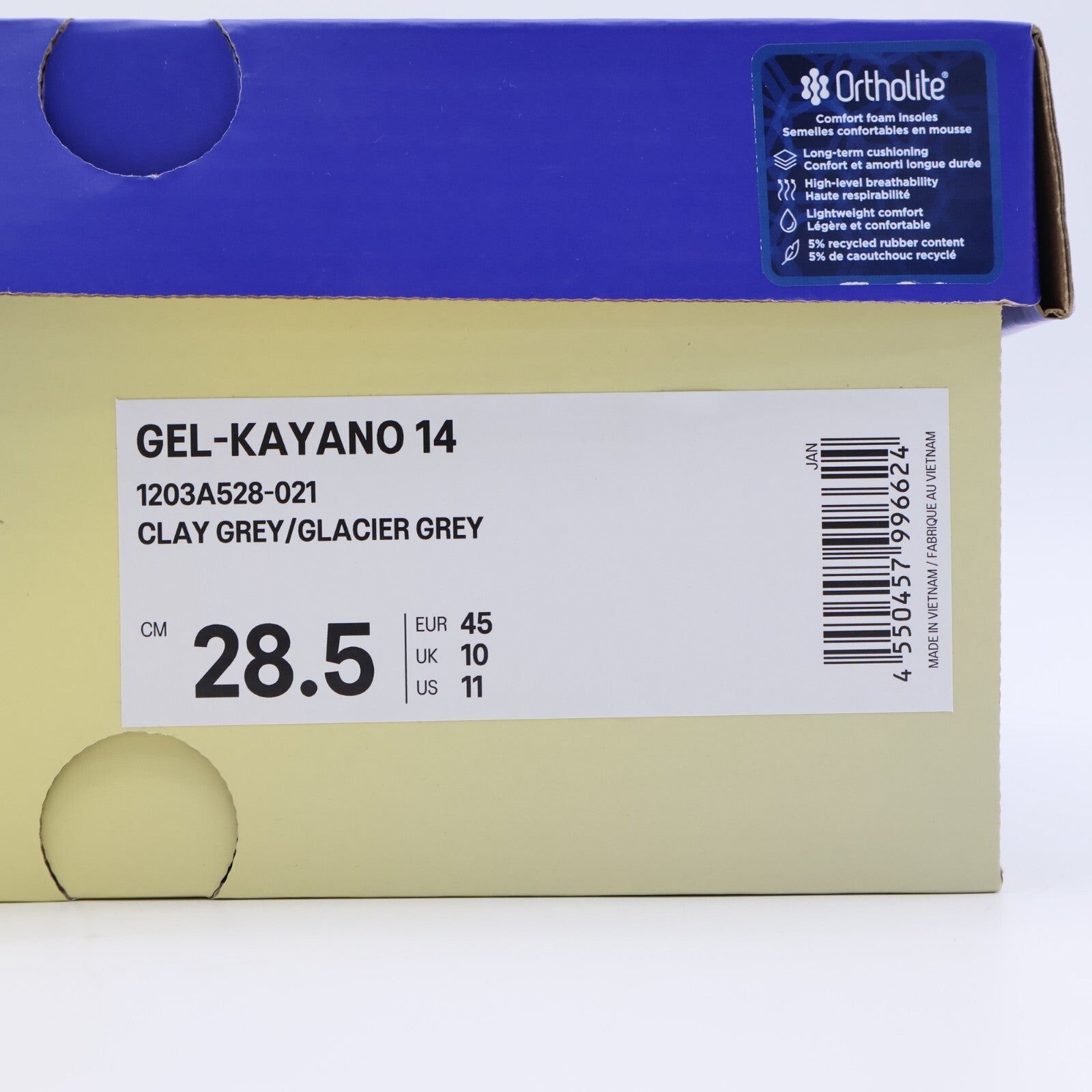 1203A528-021 The Museum Visitor Asics Gel-Kayano 14 Clay Grey Glacier Grey