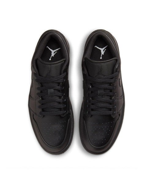 553558-093 Nike Air Jordan 1 Low Triple Black (Men's)
