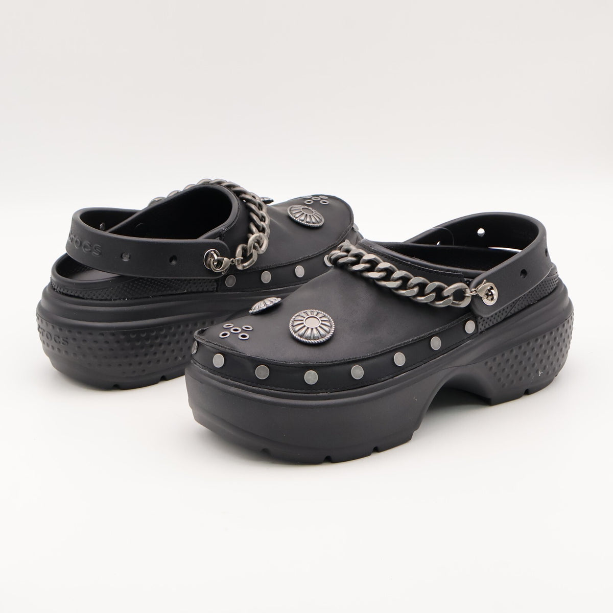 210688-001 crocs Stomp Embellished Clog Black