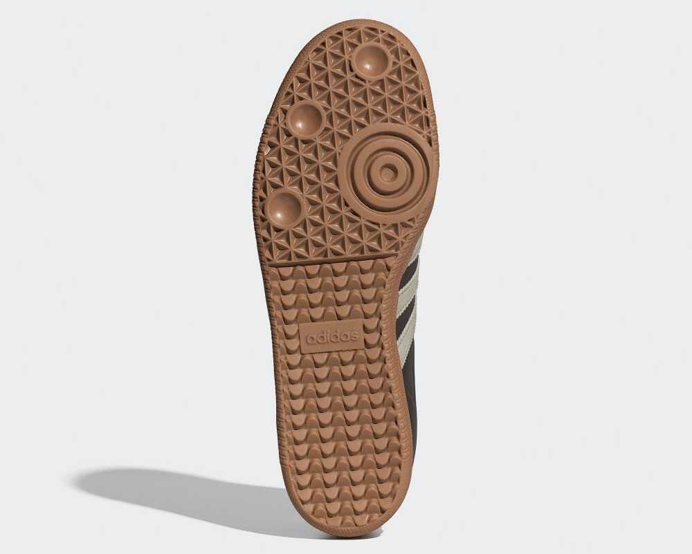ID1481 adidas Originals Samba OG Brown Putty Grey Gold Metallic (Men's)