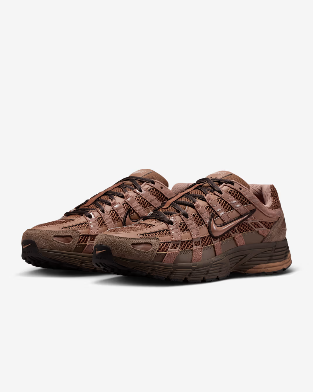 HF0015-205 Nike P-6000 Suede Cacao Wow Baroque Brown (Men's)
