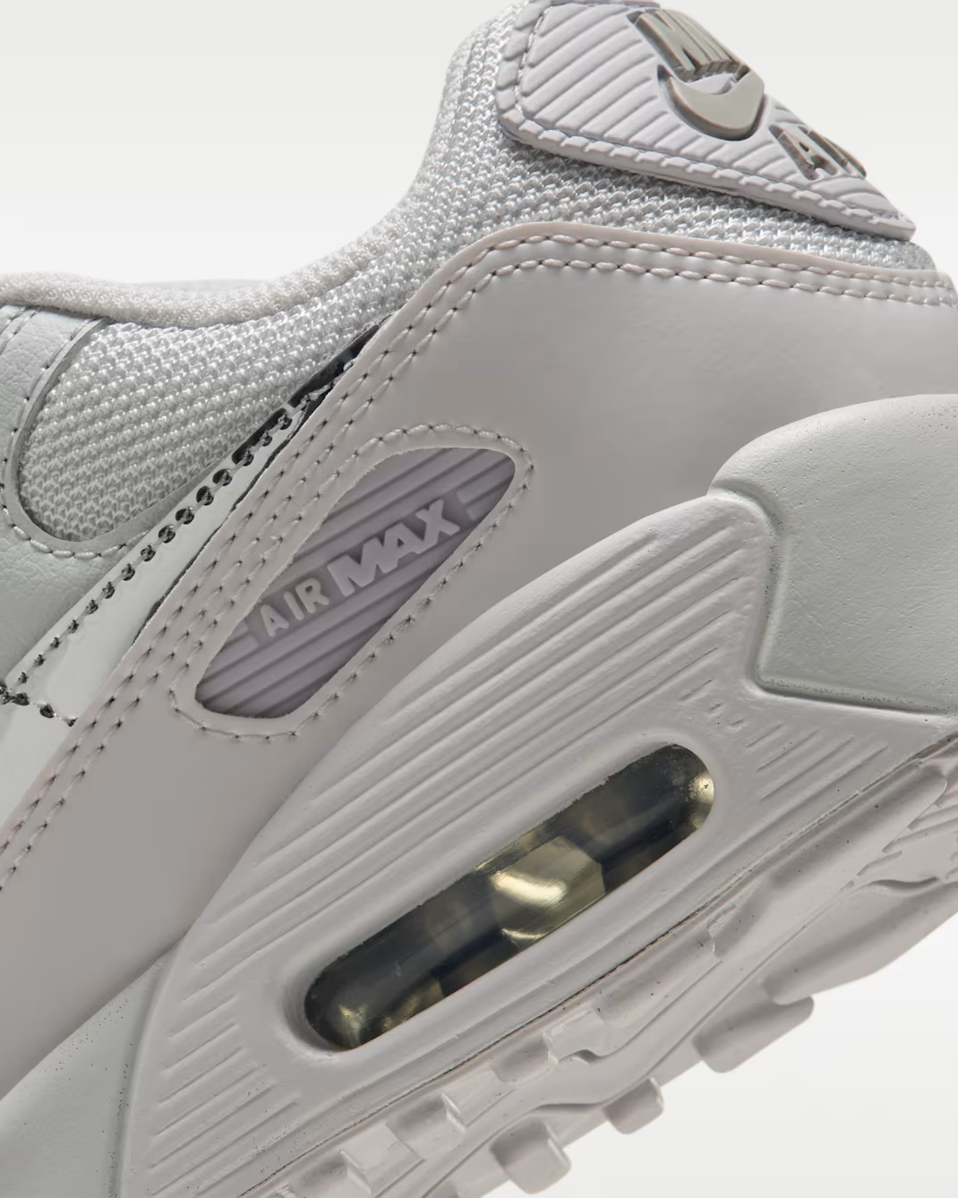 Nike GS Air Max 90 Photon Dust/Vast Grey/Silver Lilac/Metallic Silver