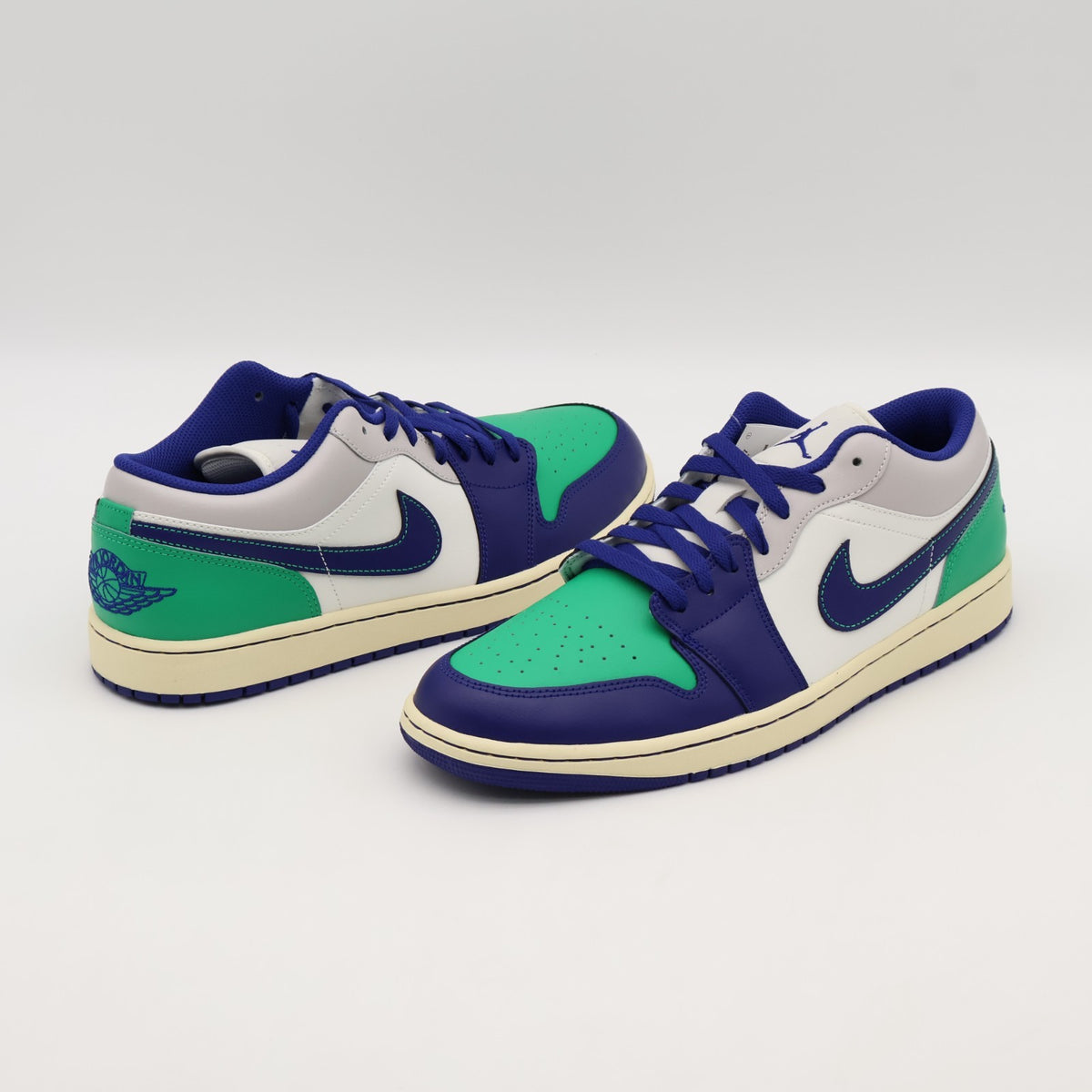 553558-147 Nike Air Jordan 1 Low Seahawks (Men's)