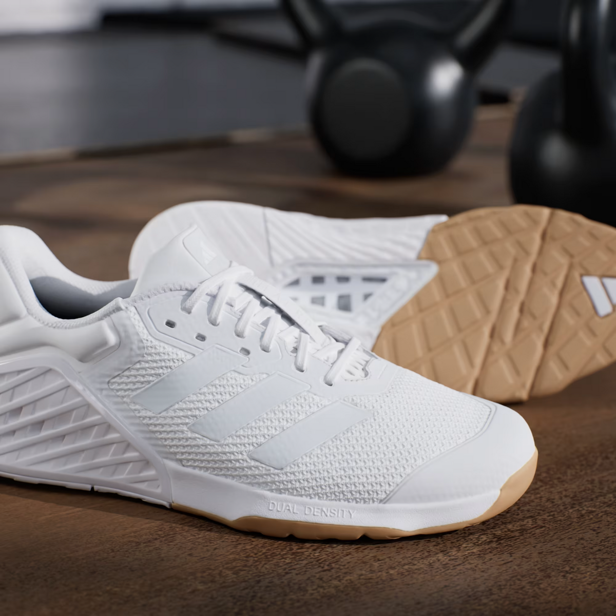 ID8628 adidas Dropset 3 Cloud White Crystal White (Men's)
