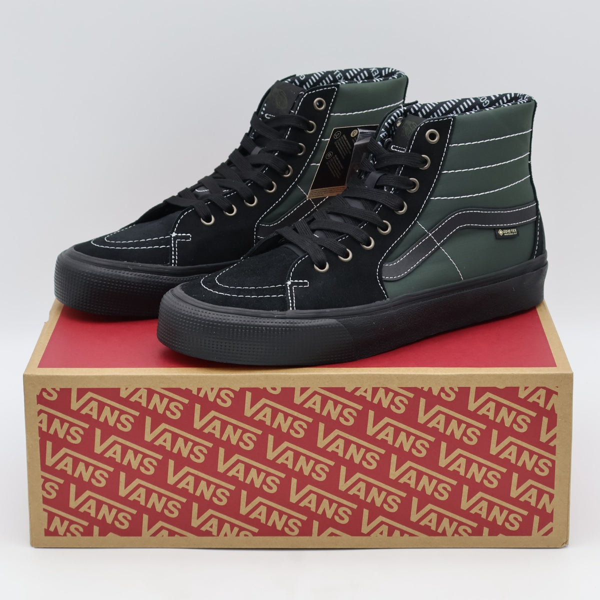 VN000DCBYJ7 Vans Sk8-Hi GORE-TEX Outdoor Black Green (Men's)