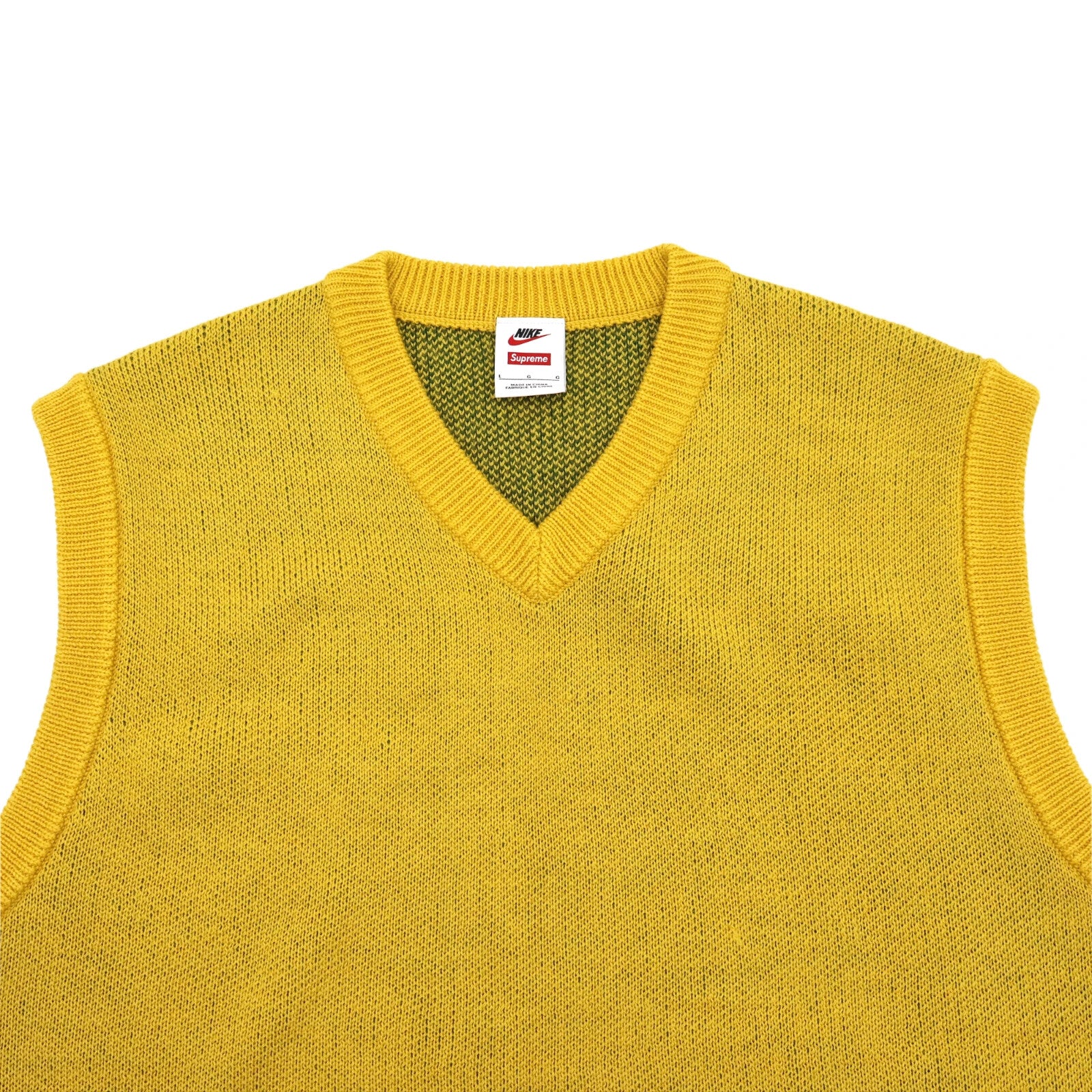 Supreme Nike Sweater Vest Yellow