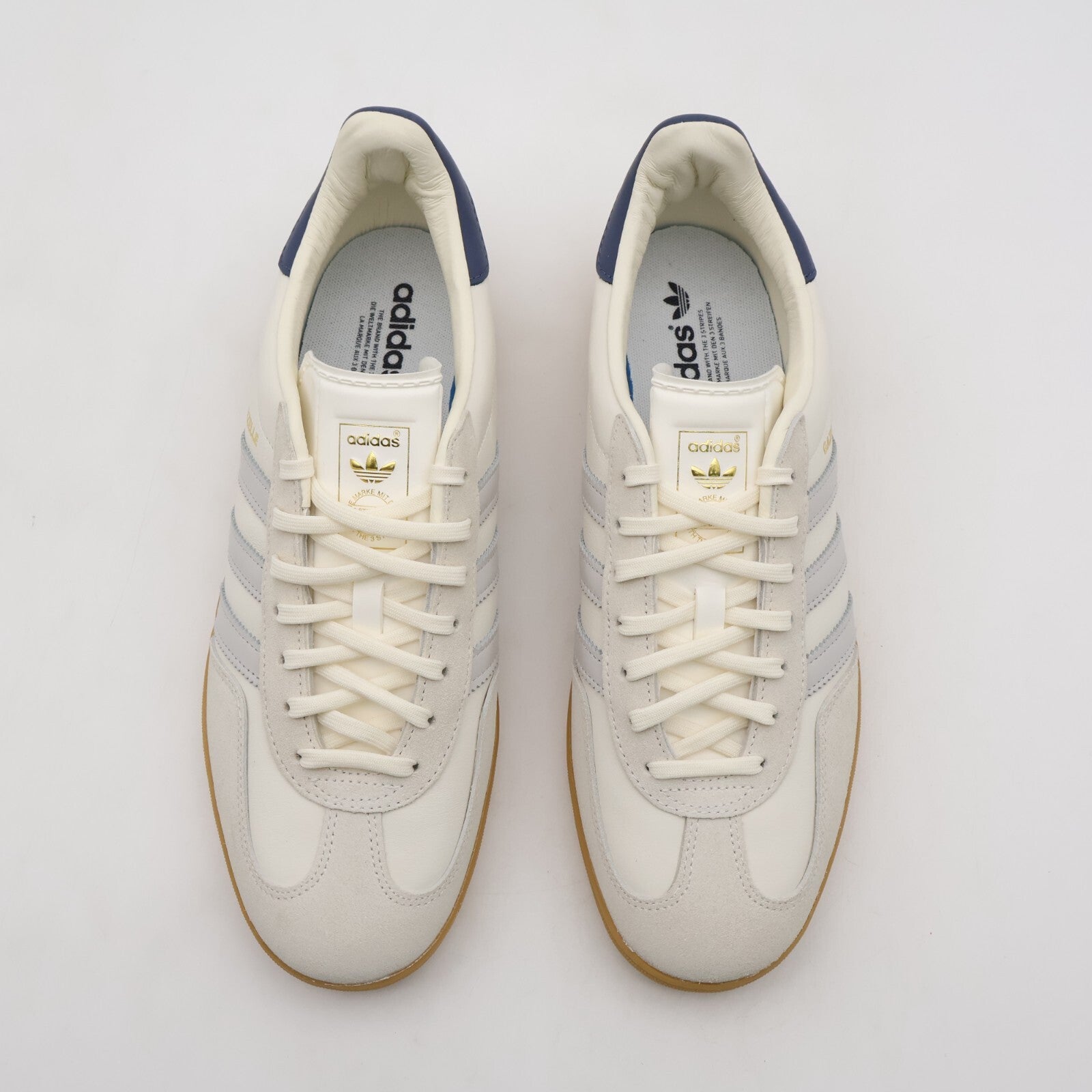 IH8547 Beauty & Youth adidas Originals Gazelle Indoor Core White Grey (Men's)