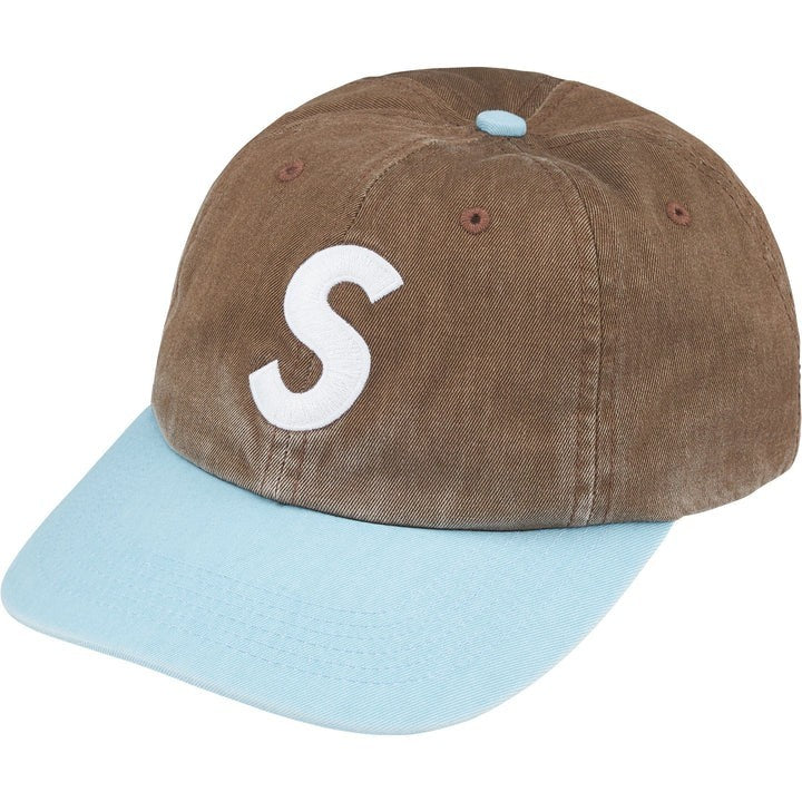 Supreme Pigment Coated 2-Tone S Logo 6-Panel Brown
