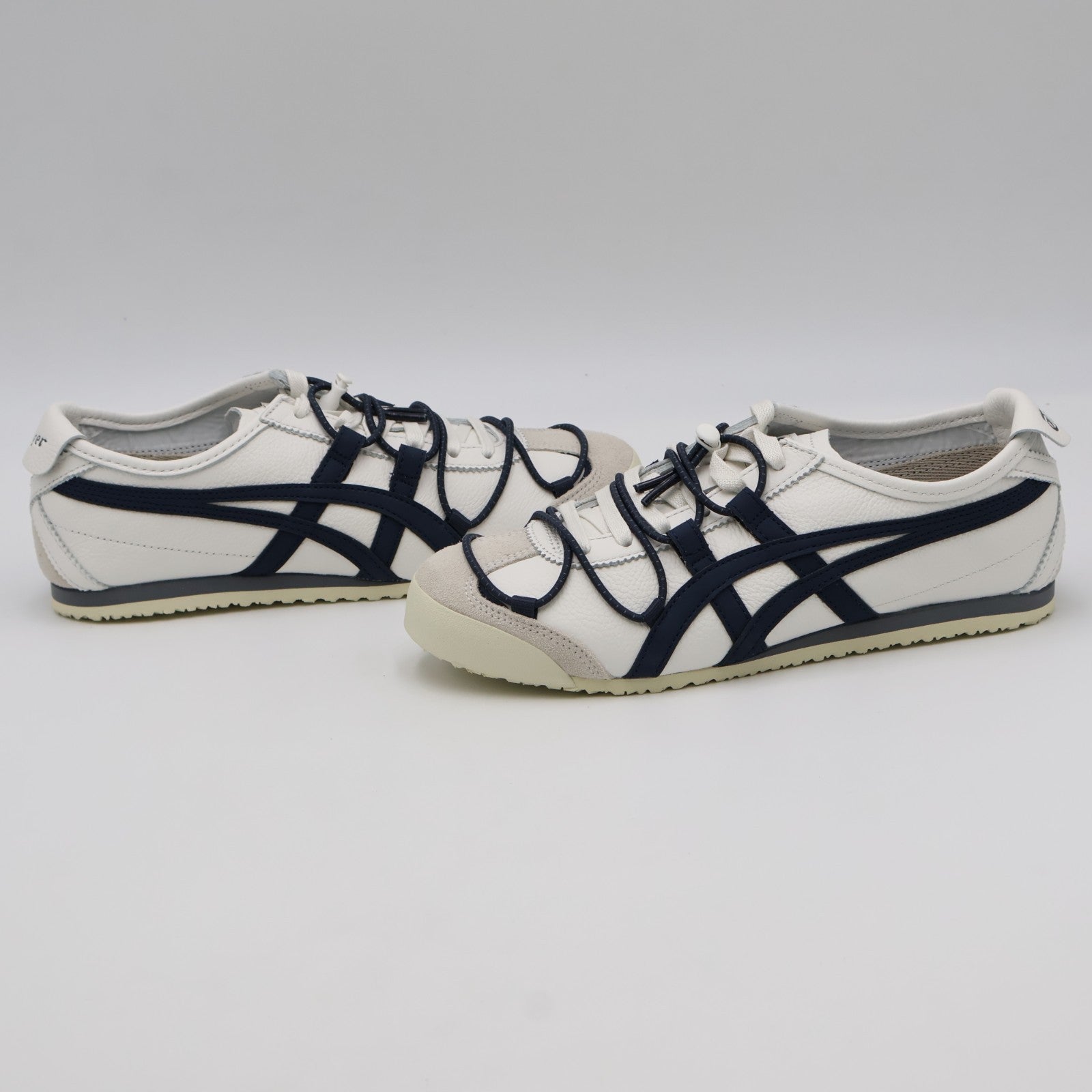 1183C577-100 Onitsuka Tiger Mexico 66 Viny Off White/Iron Navy (Men's)