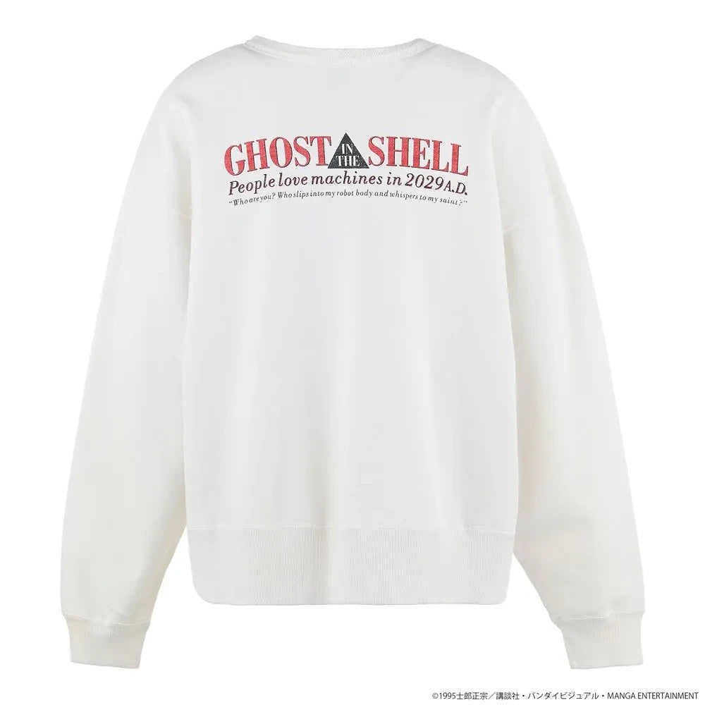 SAINT Mxxxxxx x GHOST IN THE SHELL Crew Neck Sweat "White"
