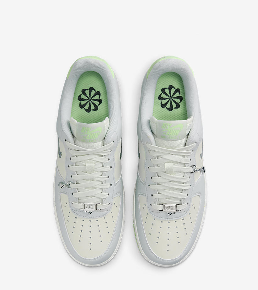 FN8540-001 Nike Air Force1 Low Next Nature SE Sea Glass Light Silver (Women's)