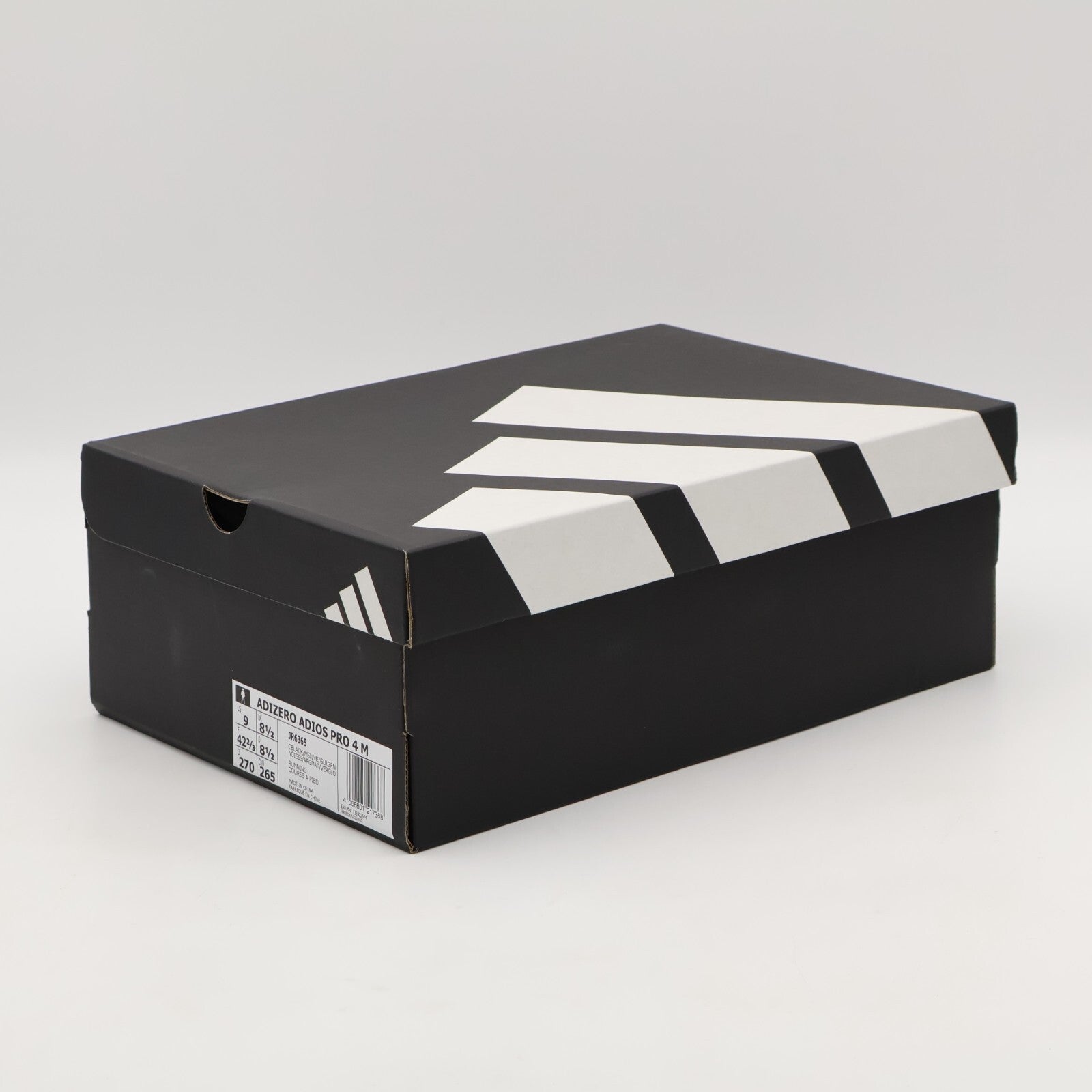 JR6365 adidas Adizero Adios Pro 4 Core Black Matte Silver Glory Green (Men's)