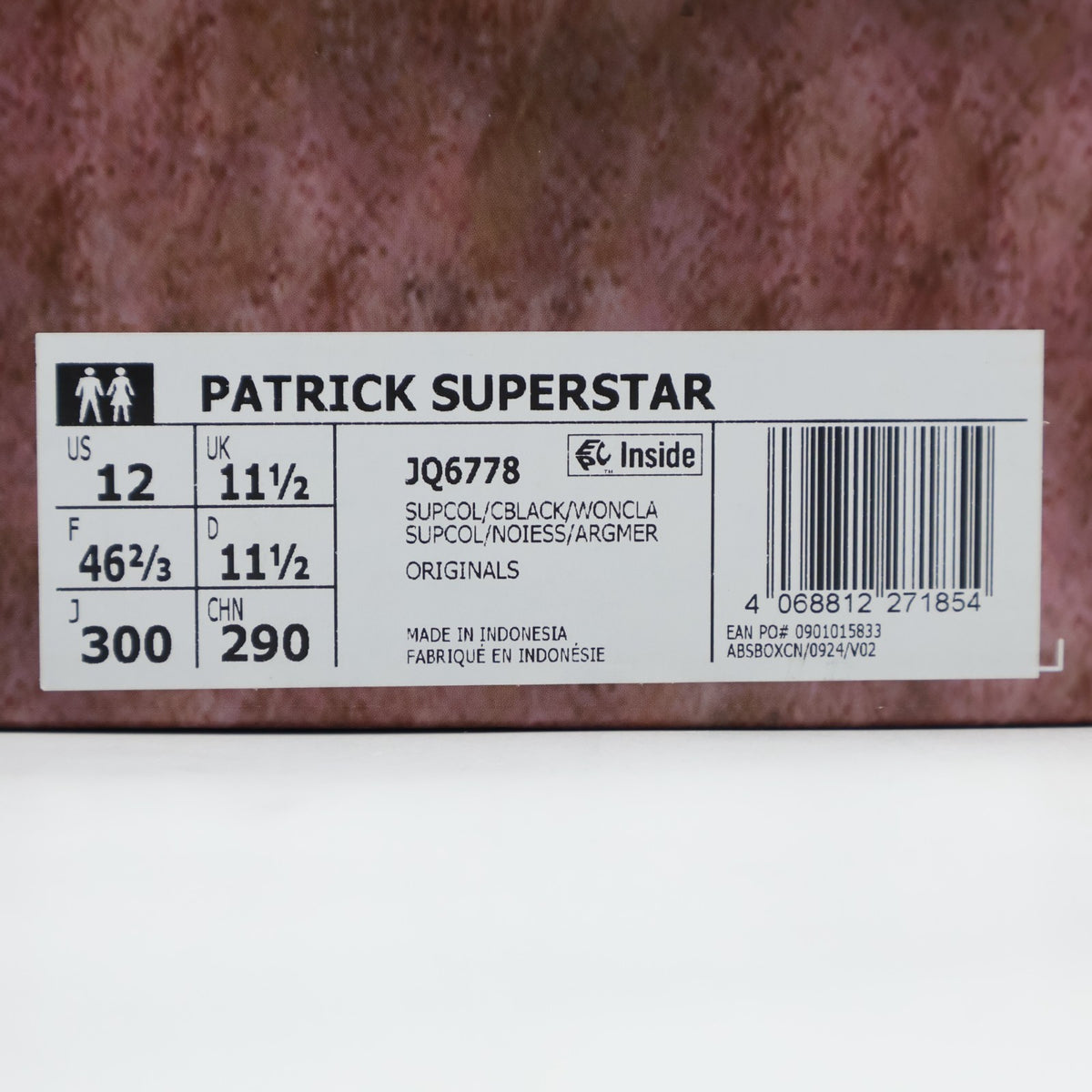 JQ6778 SpongeBob SquarePants adidas Originals Superstar Patrick Star (Men's)