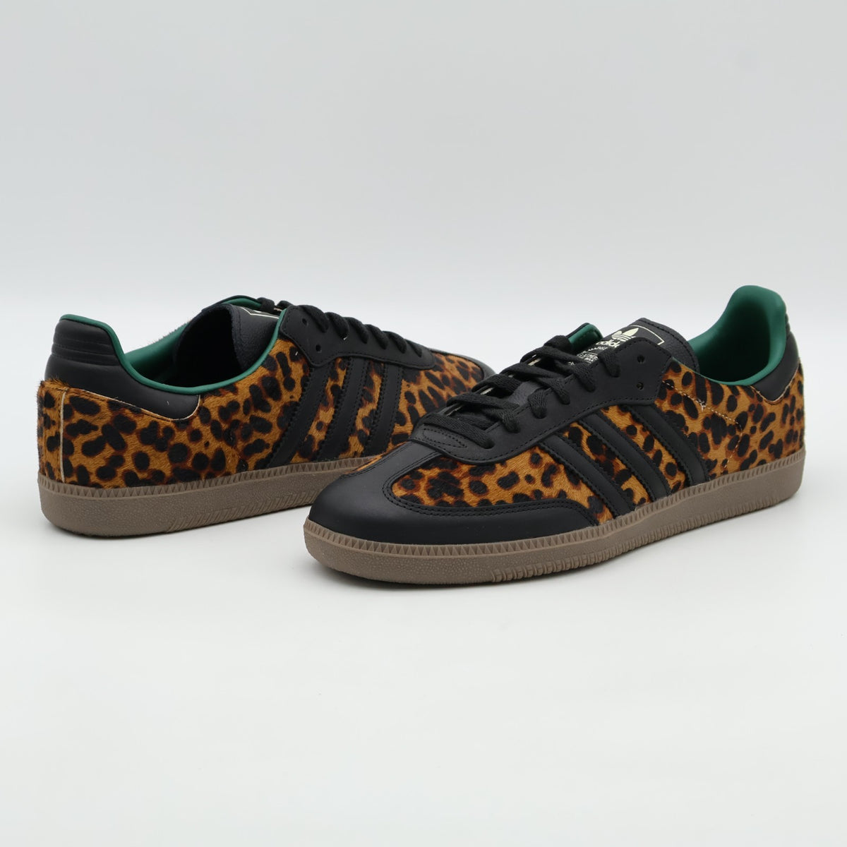 JI2735 adidas Originals Women's Samba OG Leopard Collegiate Green (Women's)