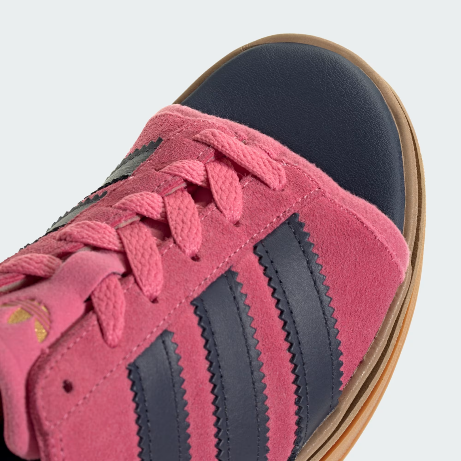 KK4221 adidas Gazelle Bold Sandal Pink Fusion Shadow Navy (Women's)