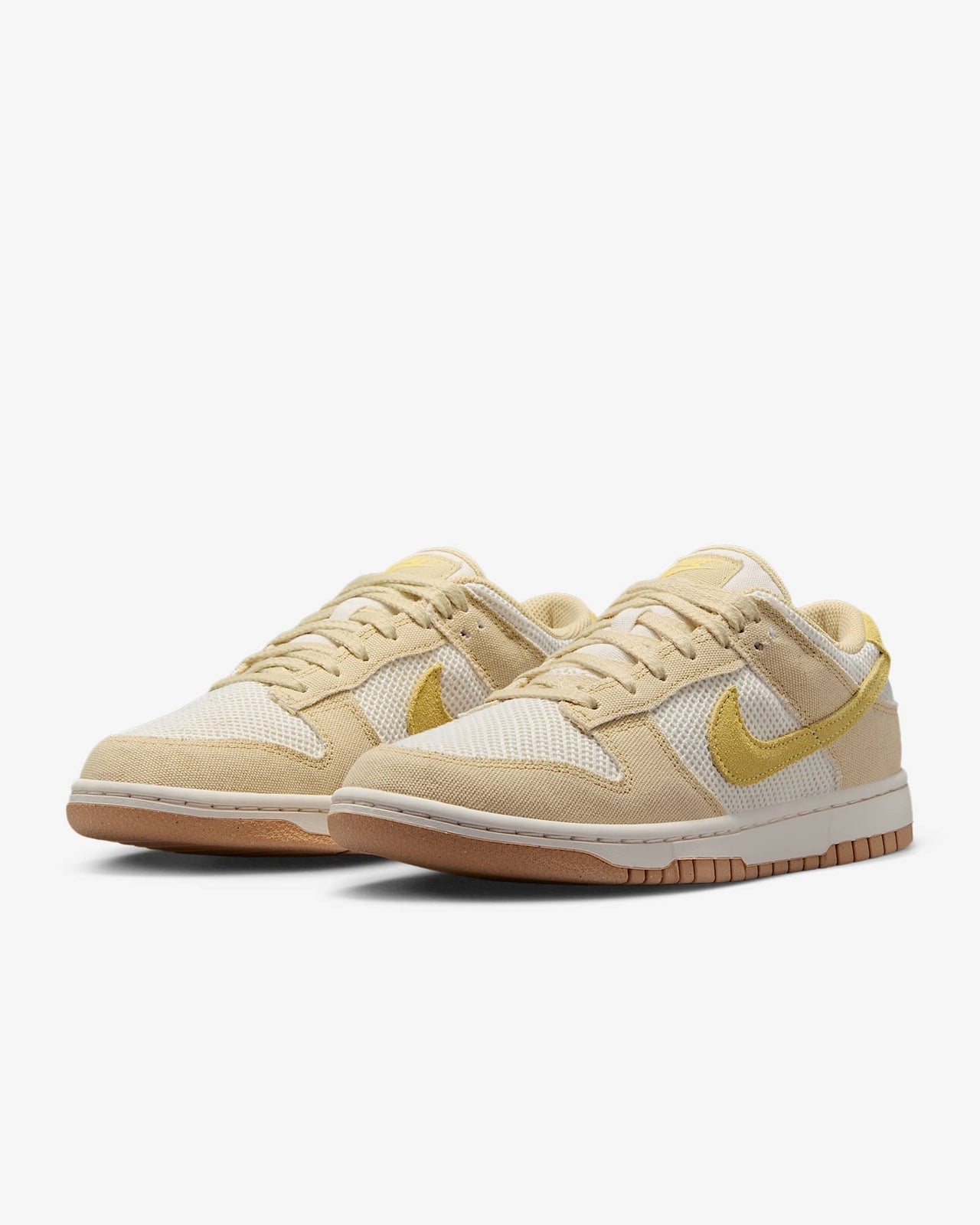 HJ5864-700 Nike Dunk Low Next Nature Team Gold Pale Ivory Gum Yellow (Women's)