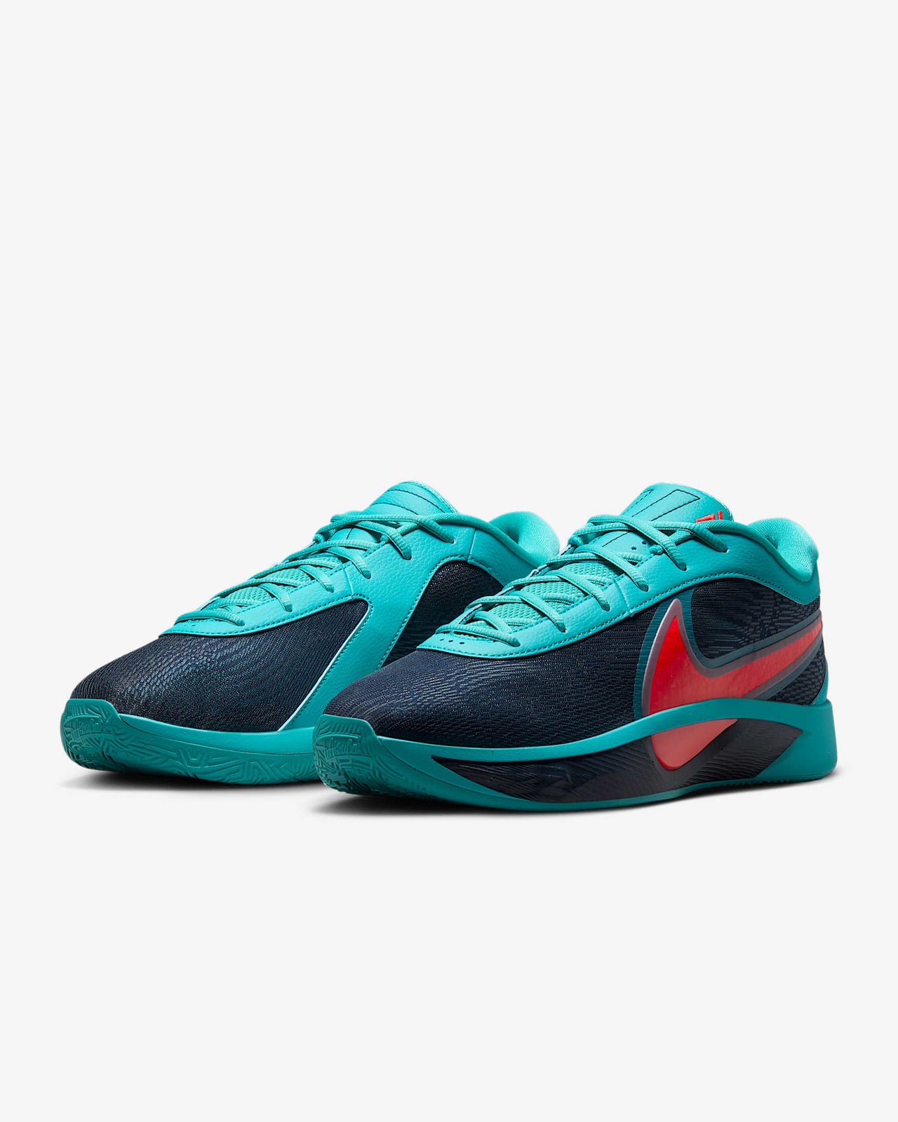 FJ7807-300 Nike Giannis Freak 6 Dusty Cactus Bright Crimson Obsidian (Men's)
