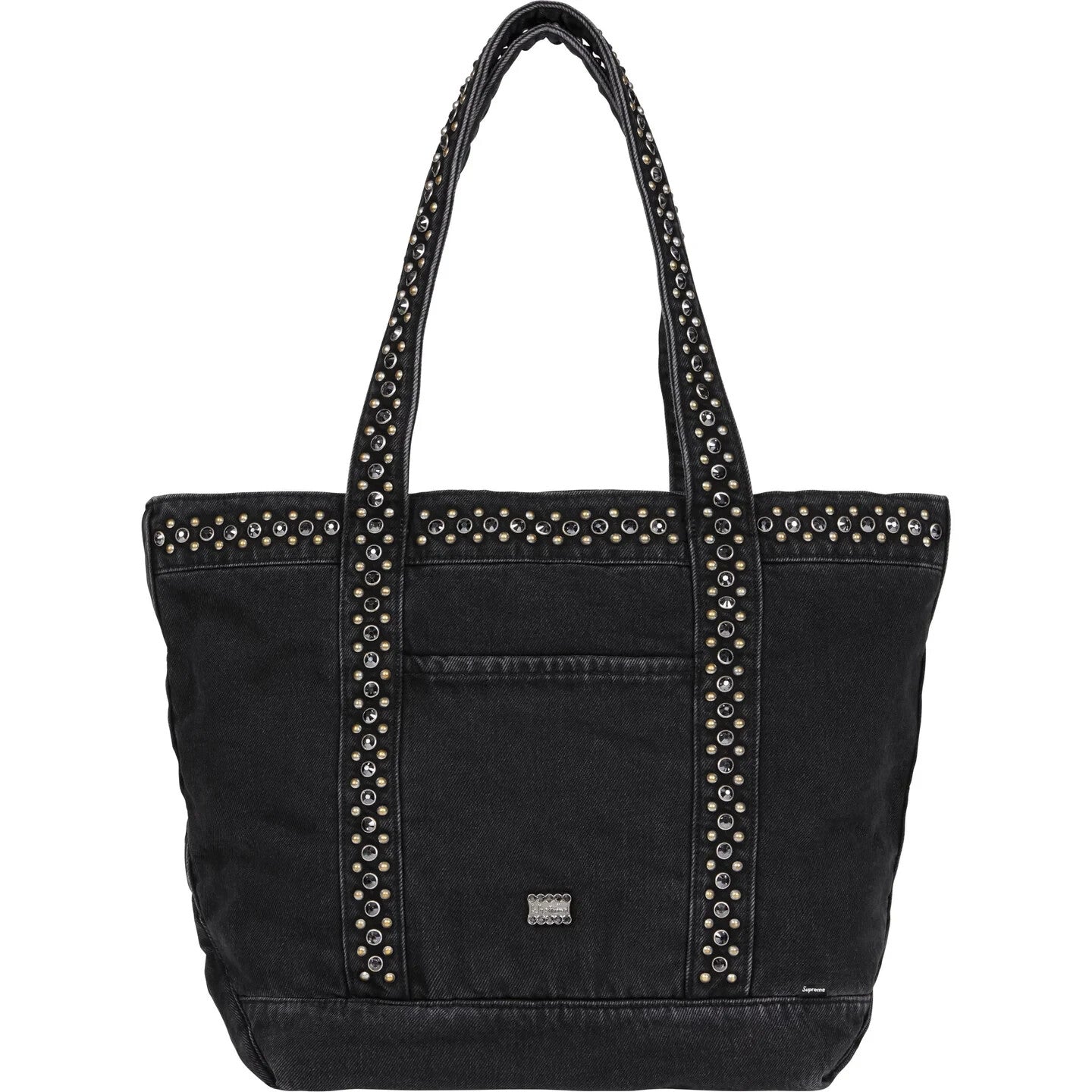 Supreme b.b. Simon Denim Tote Bag Black