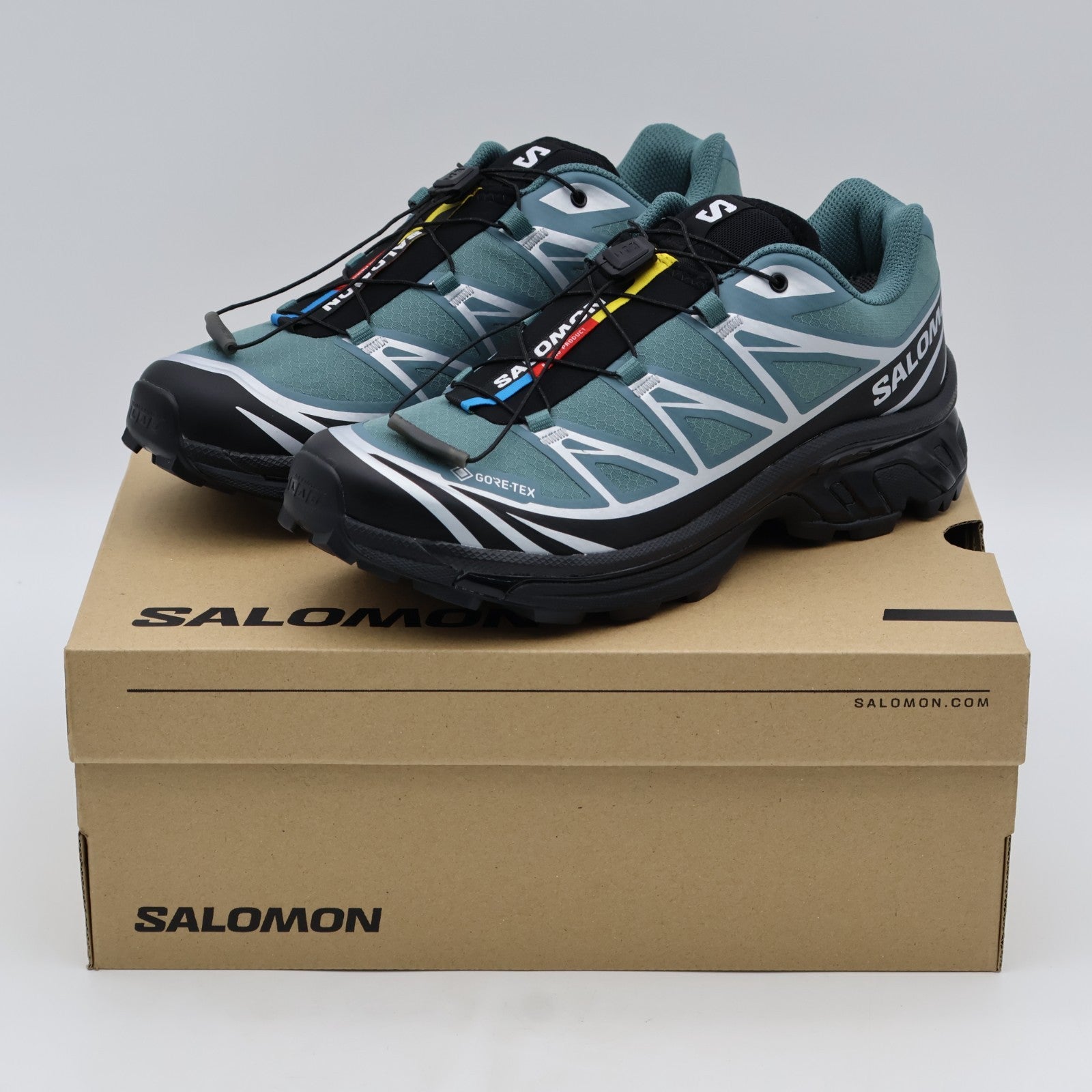 L47861500 Salomon XT-6 GORE-TEX North Atlantic Black Ftw Silver (Men's)