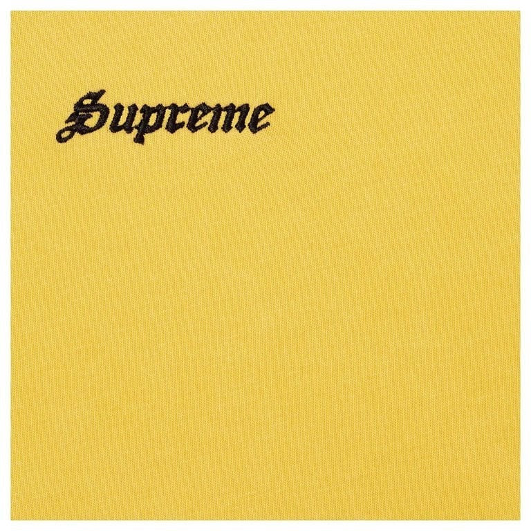 Supreme Washed S/S Top Yellow