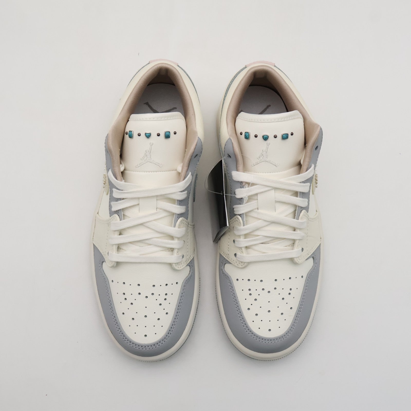 IH7323-100 Nike  Air Jordan 1 Low Turquoise Gemstones (Women's)
