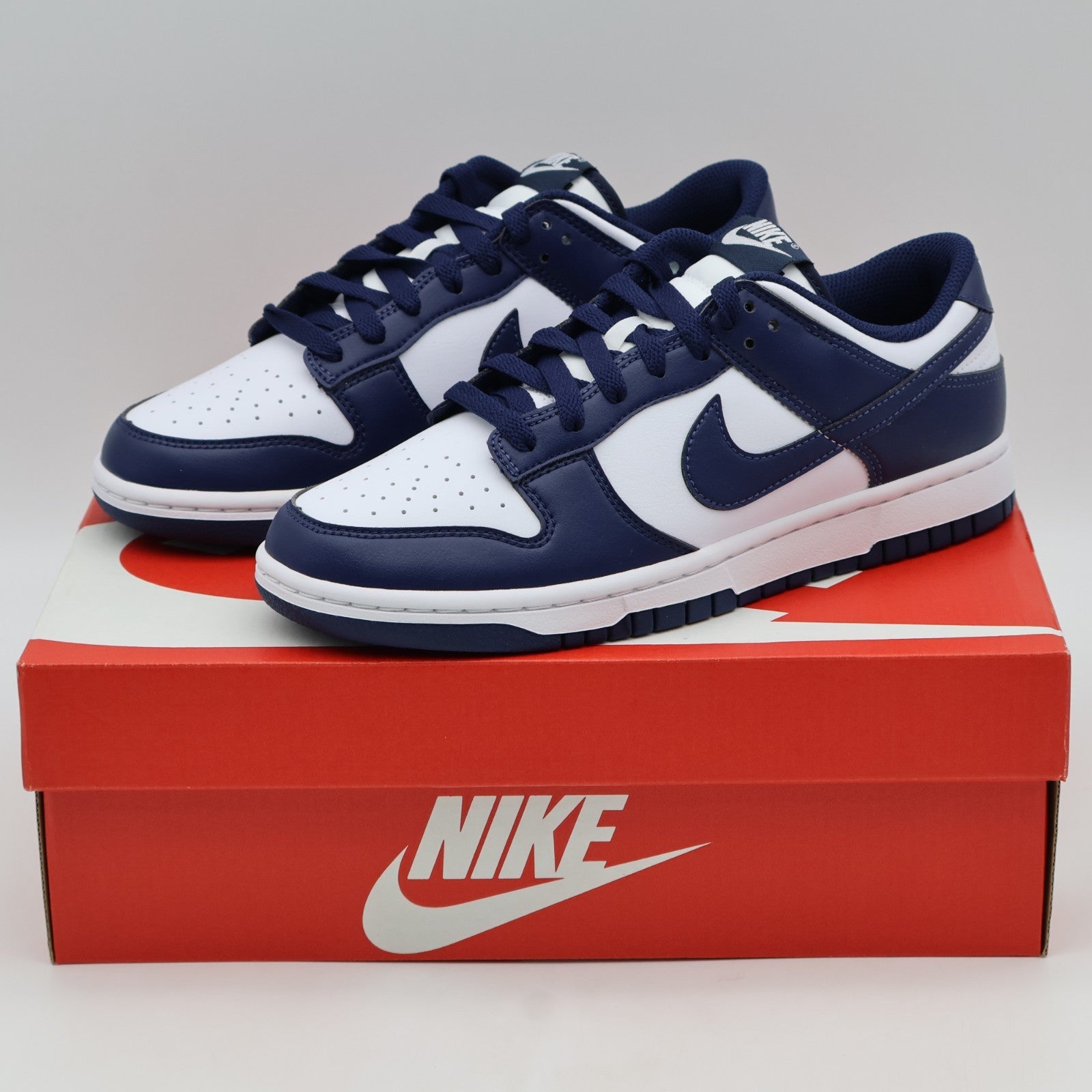 HF5441-107 Nike Dunk Low Retro White White Midnight (Men's)