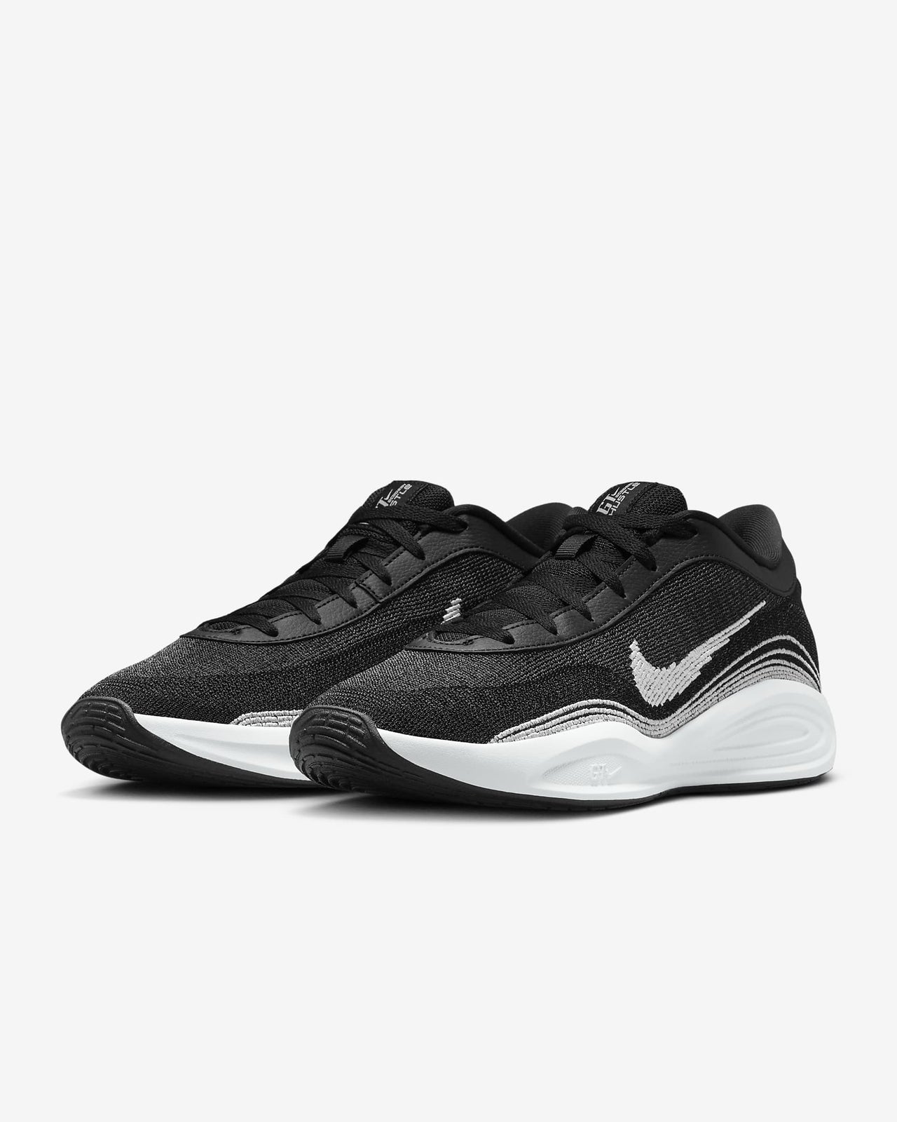 FJ7808-003 Nike GT Hustle Academy Black White (Men's)