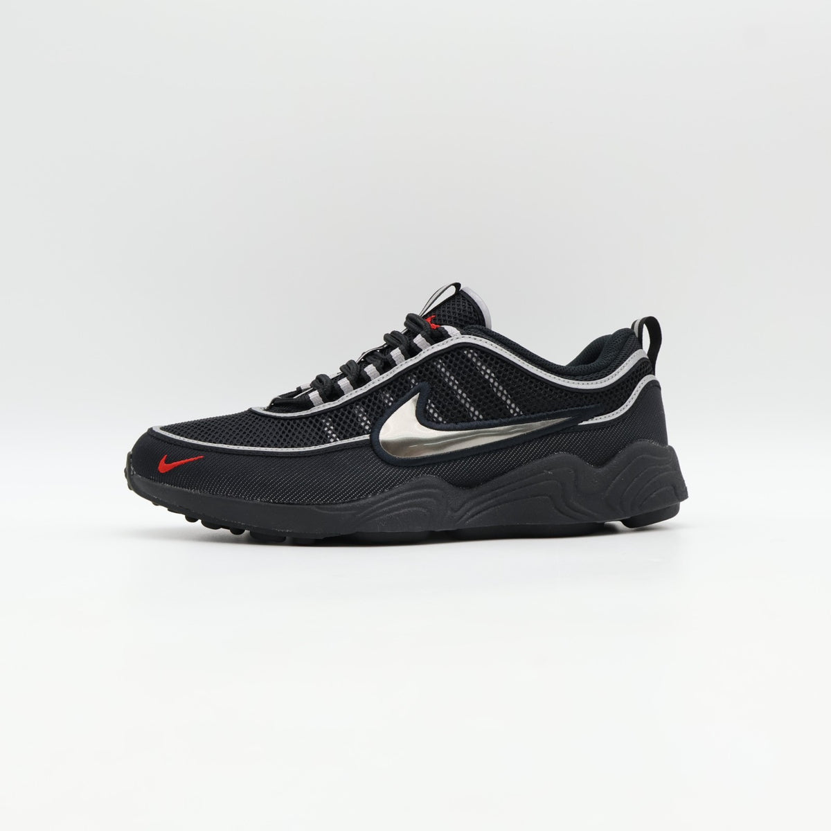 HF9117-002 Nike Air Zoom Spiridon SP Black and Sport Red (Men's)