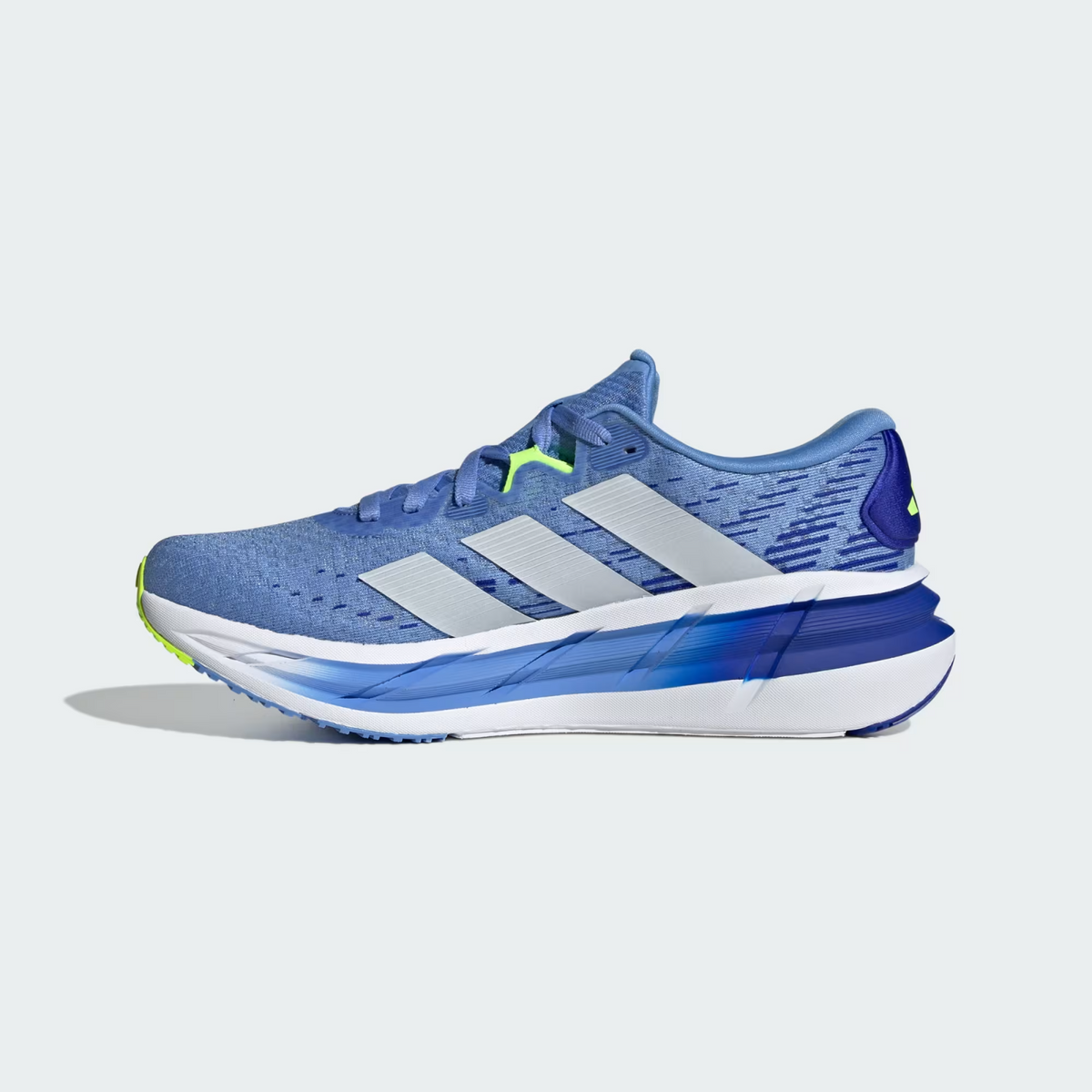 JR0315 adidas Adistar 4 Running Shoes Blue Fusion Dash Grey Lucid Lemon (Men's)