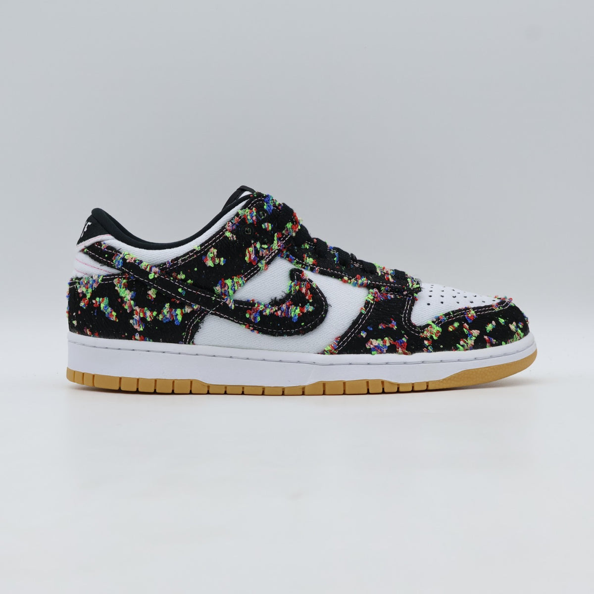 IB2263-100 Nike Dunk Low Panda White Gum Yellow (Men's)