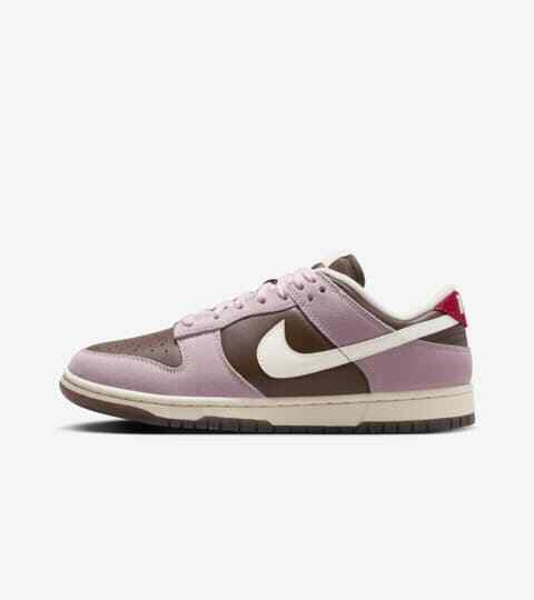 HM0987-200 Nike Women's Dunk Low Cacao Wow and Pink Foam (Women's)
