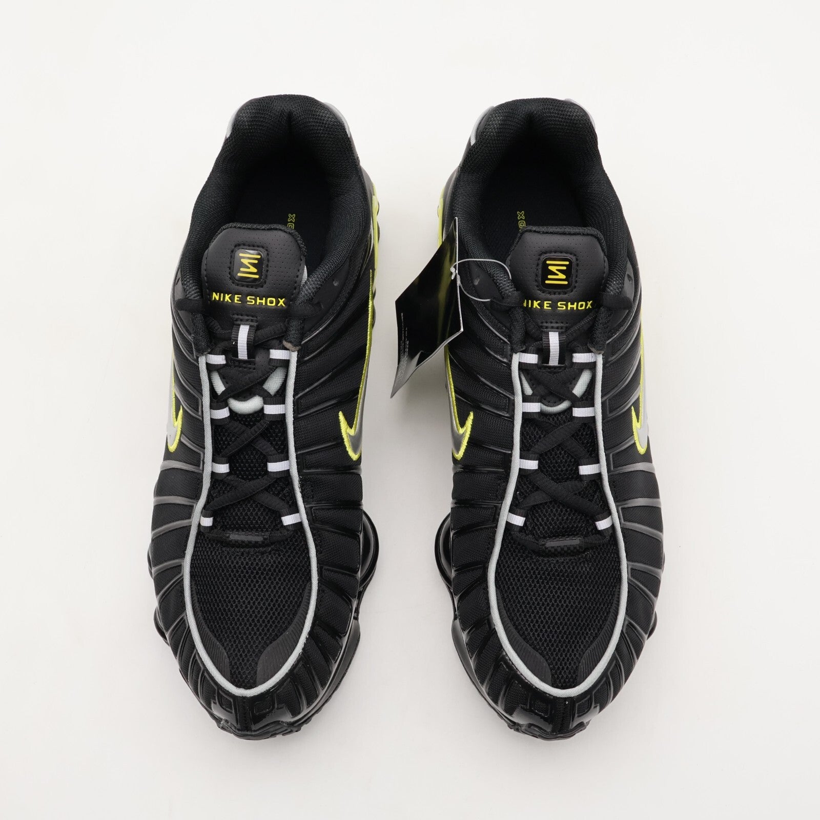 CN0151-002 Nike Shox TL Black Dynamic Yellow Metallic Silver (Men's)