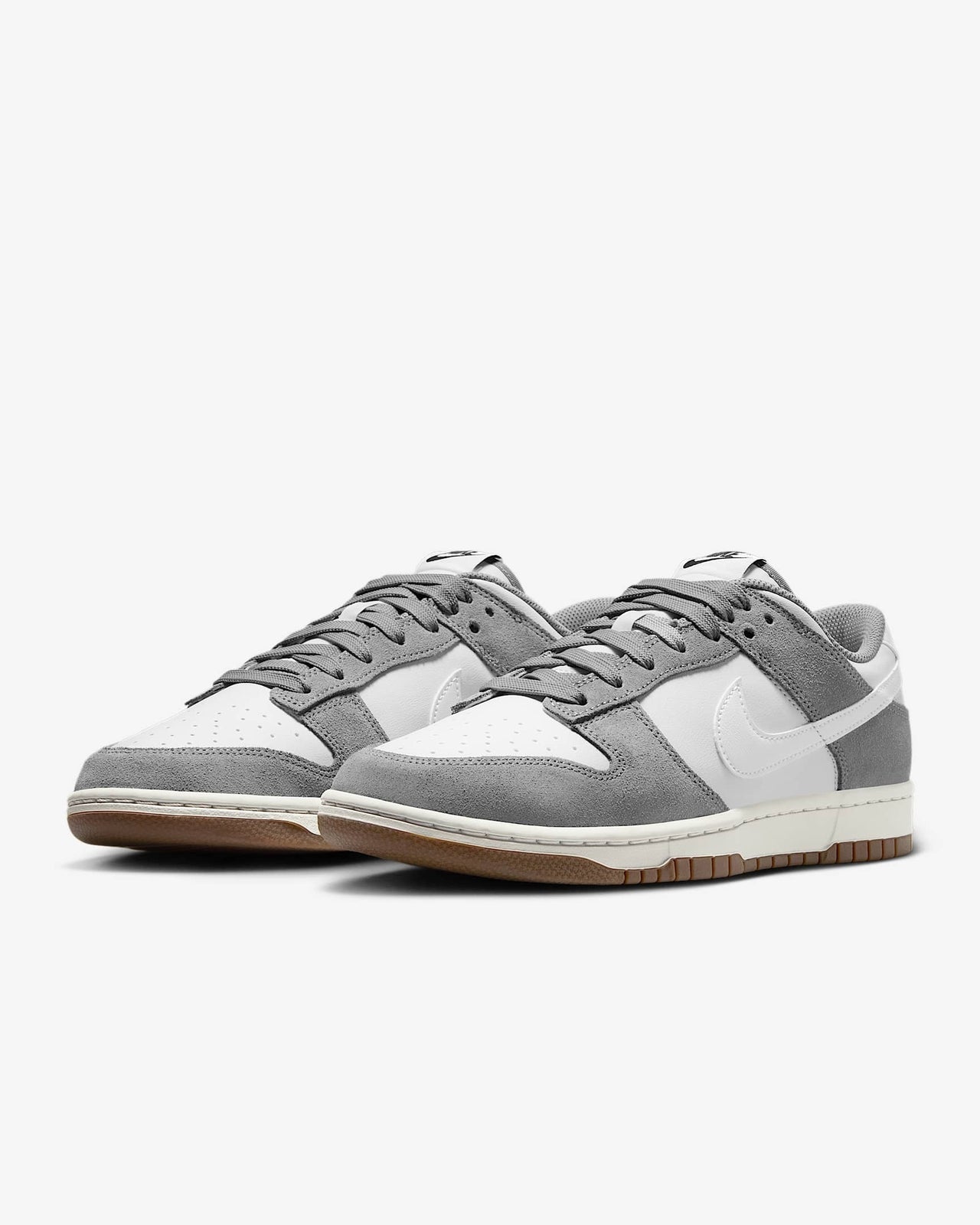 IB6399-001 Nike Dunk Low Grey Suede (Men's)