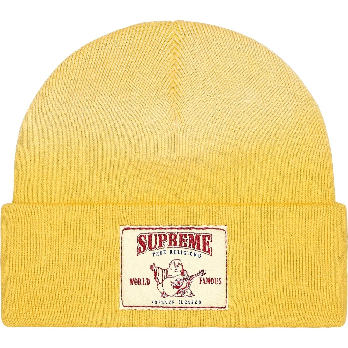 Supreme True Religion Beanie Yellow