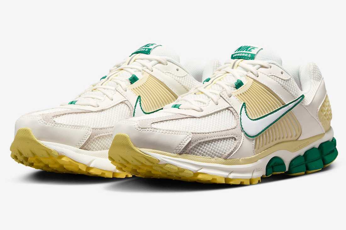 FN8361-100 Nike Zoom Vomero 5 Sail and Soft Yellow (Men's)