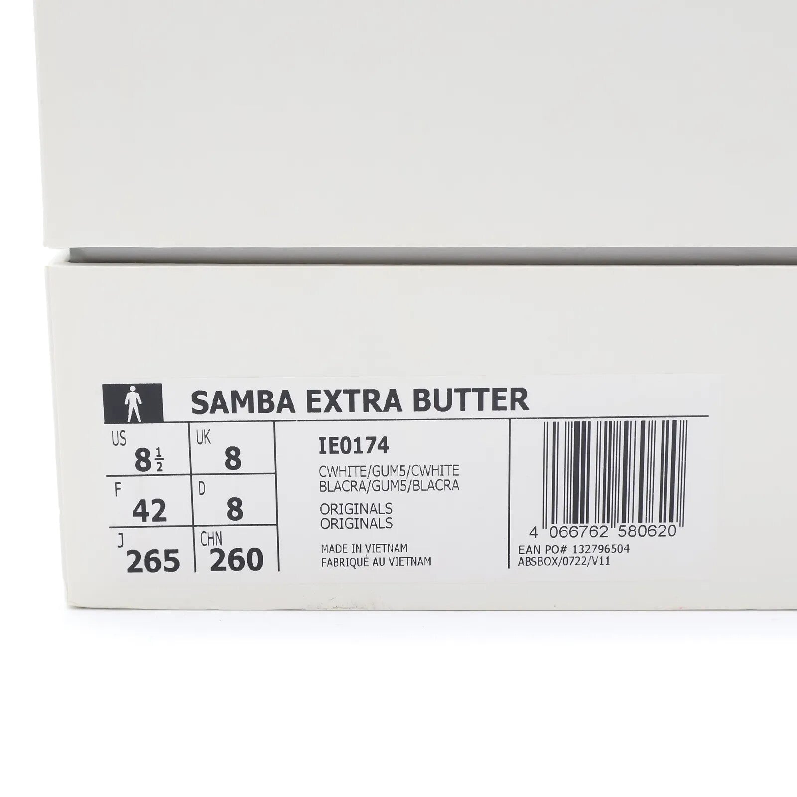 IE0174 Extra Butter adidas Originals Consortium Samba Chalk White Gum (Men's)