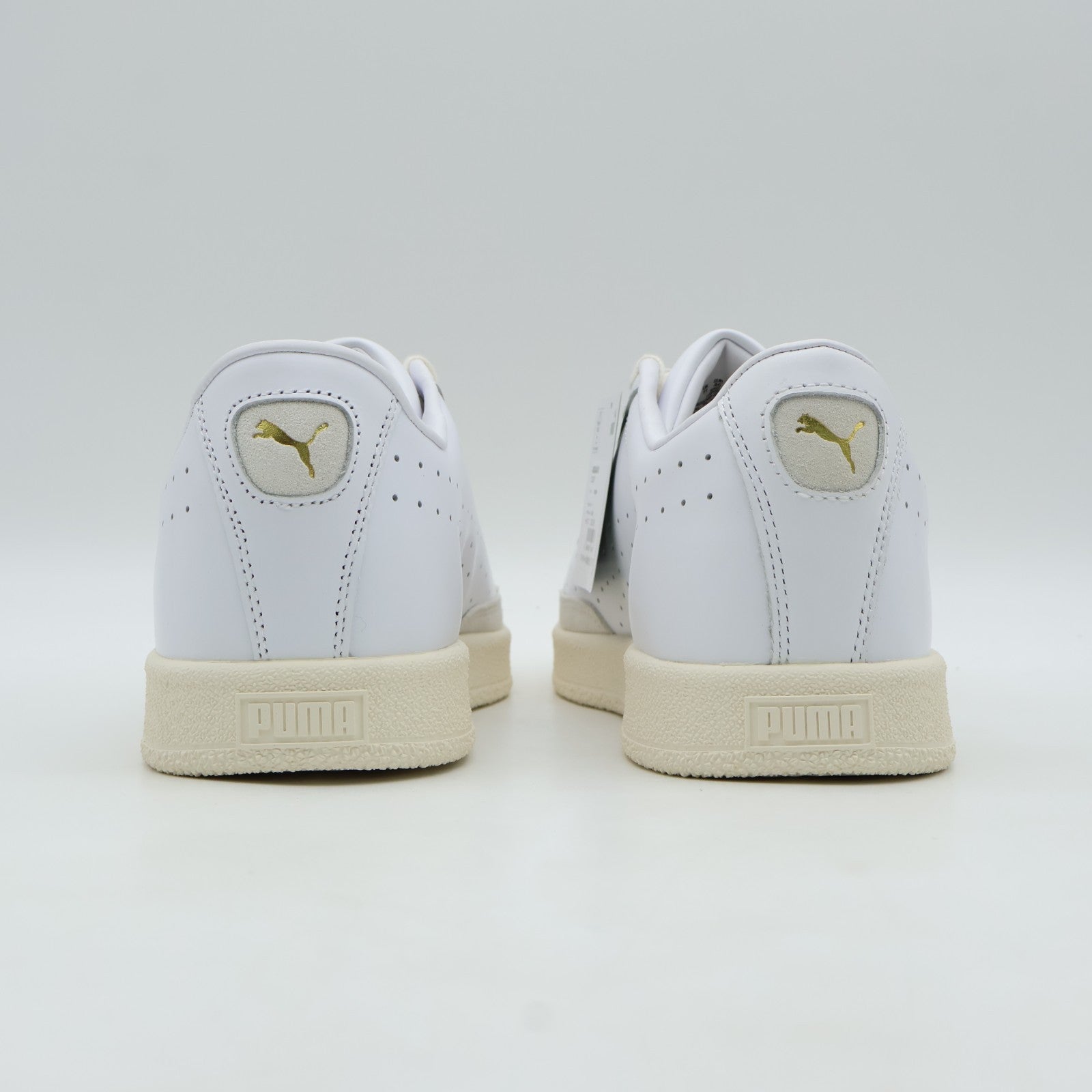405348-01 Puma Court PUMA White Vapor Gray PUMA Gold (Men's)