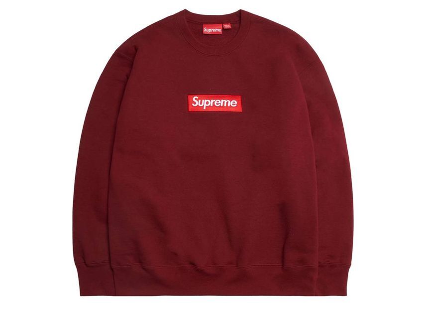 Supreme Box Logo Crewneck Cardinal (22FW)