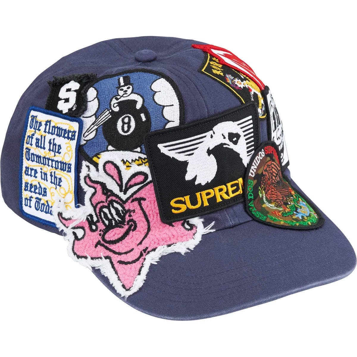 Supreme Patches 6-Panel Navy