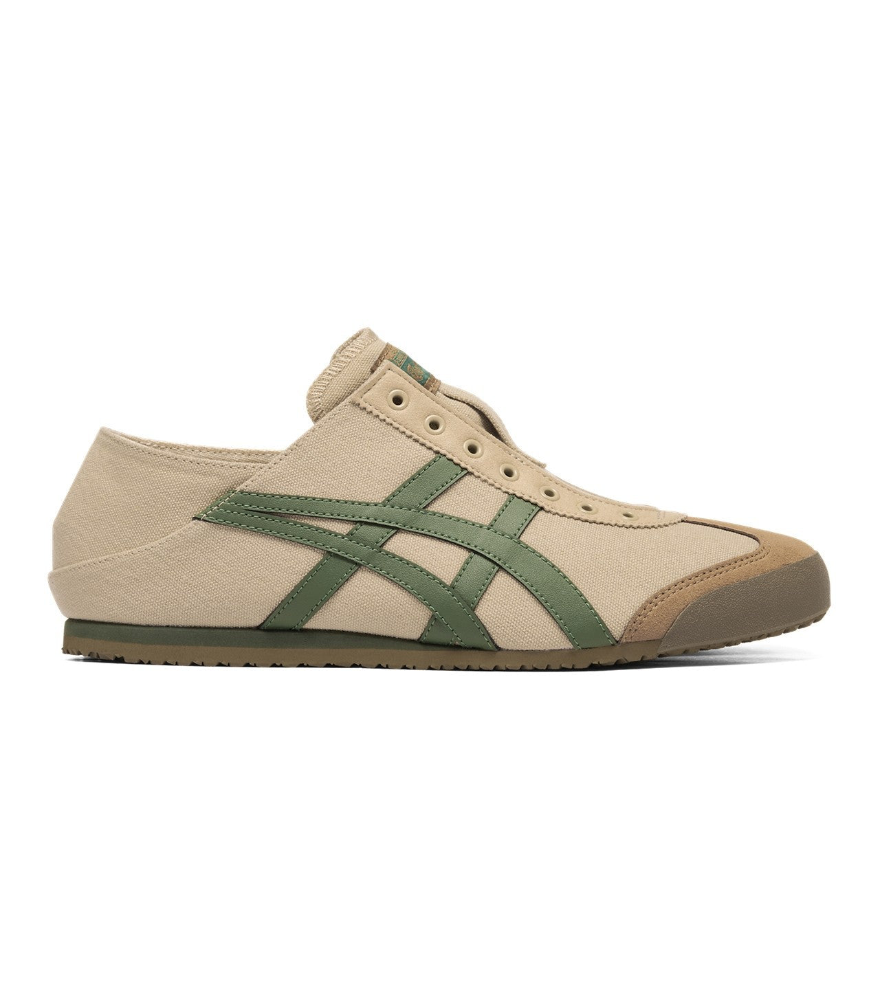 1183A437-253 Onitsuka Tiger MEXICO 66 PARATY BEIGE GRASS GREEN (Men's)