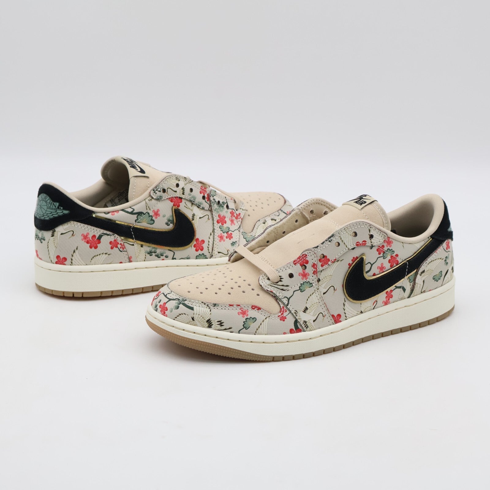 HV8293-100 Rui Hachimura Nike Air Jordan 1 Retro Low OG Cranes Oatmeal (Men's)
