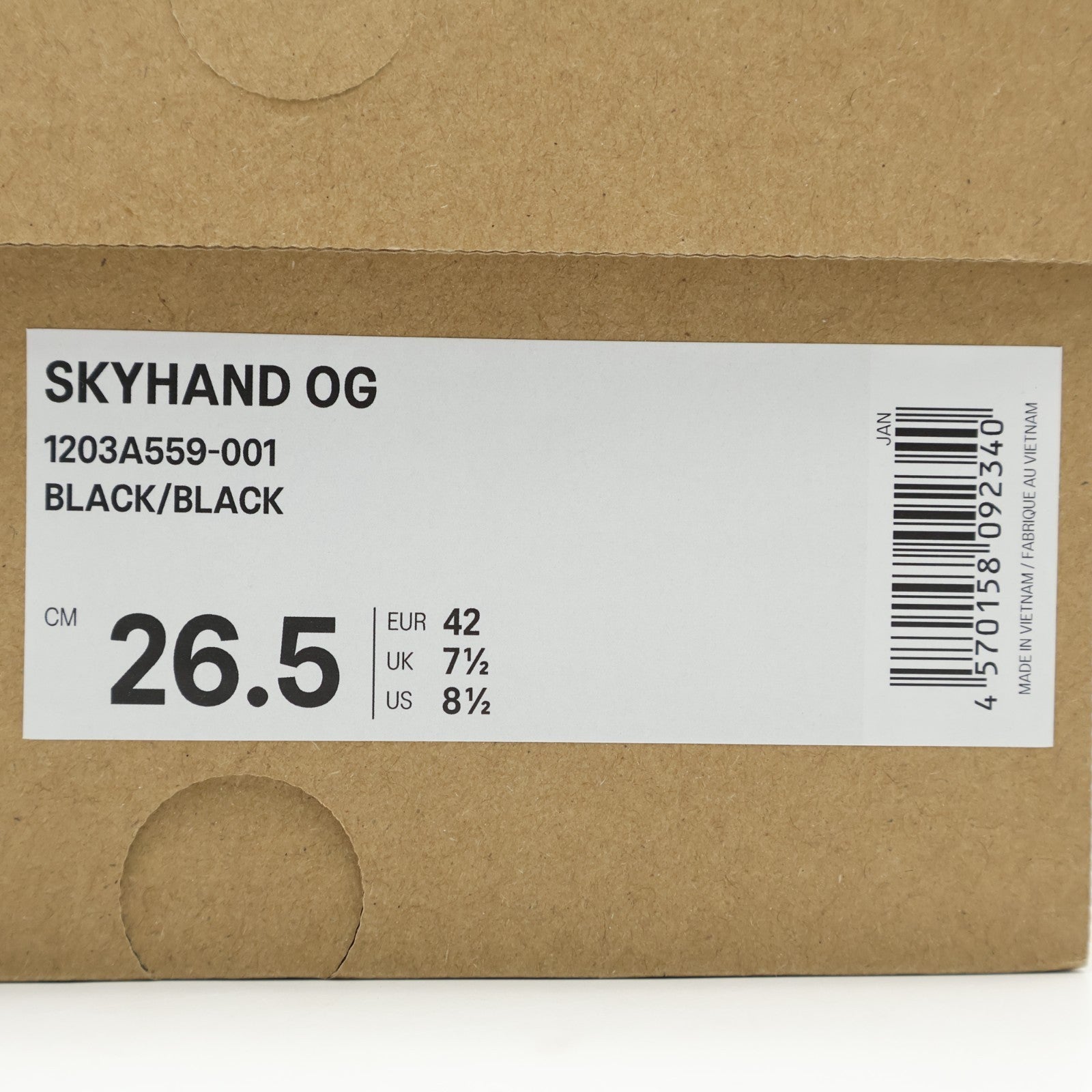 1203A559-001 Toyoda Gosei Asics Skyhand OG Black (Men's)