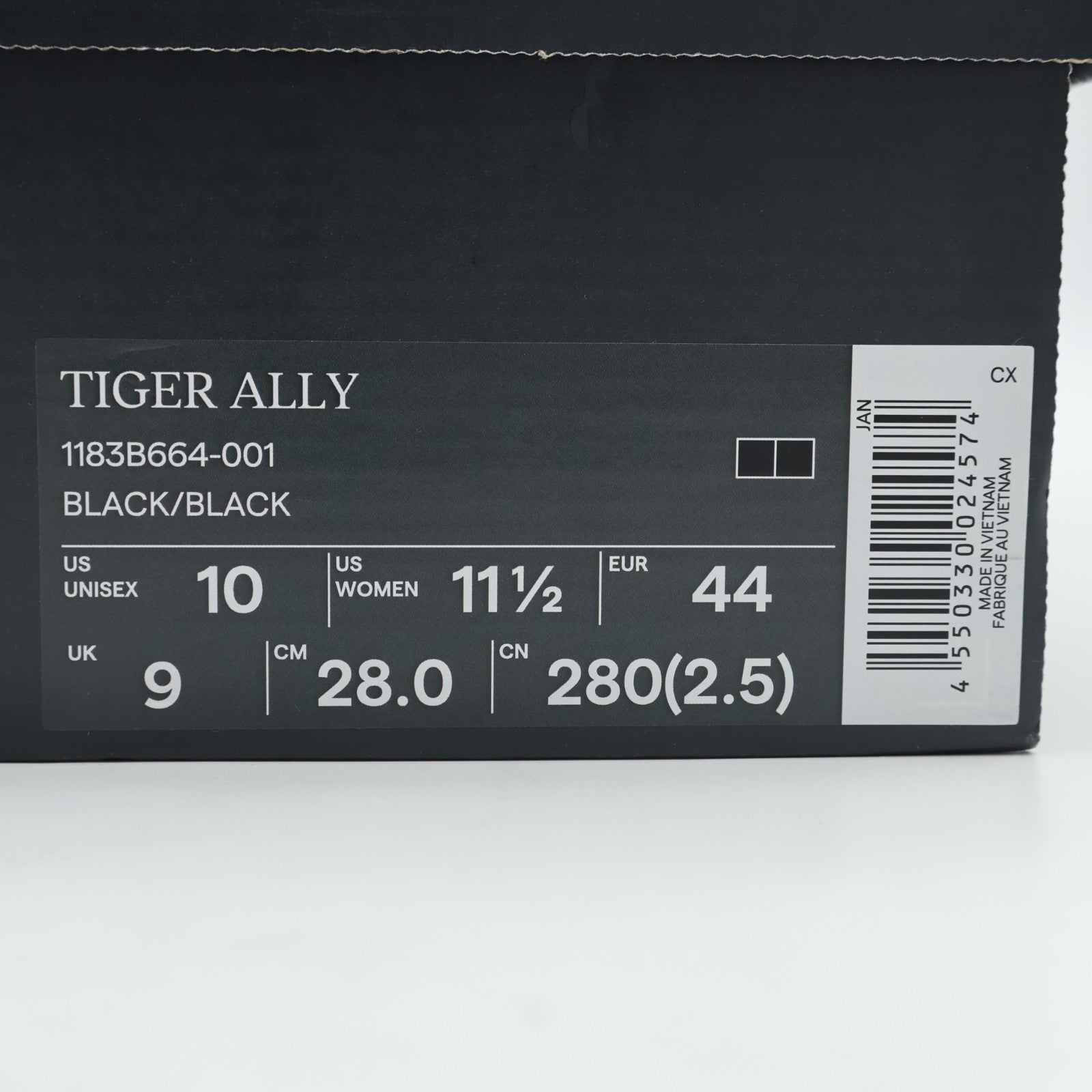 1183B664-001 Onitsuka Tiger Tiger Ally Black (Men's)
